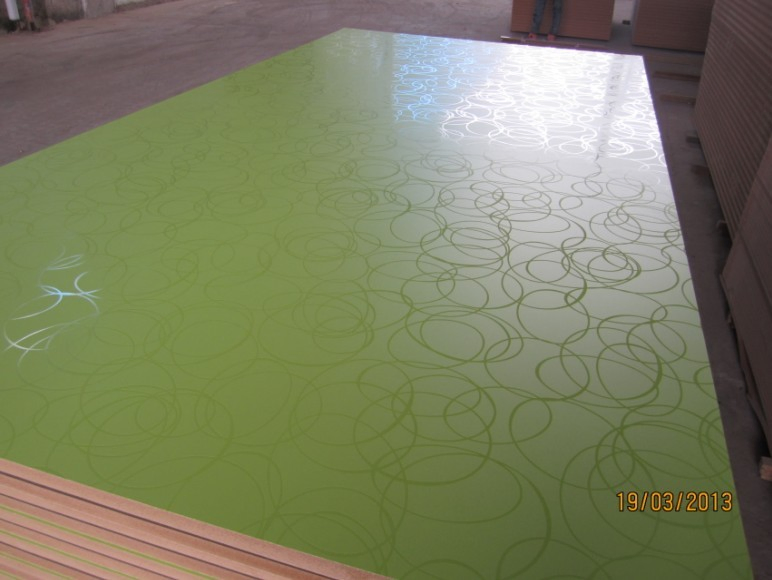 Melamine Laminated Waterproof MDF Board (WM-001)