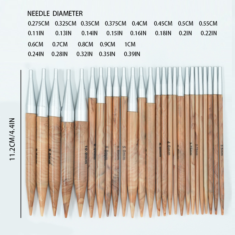 Plastic Interchargeable Circular Needles Sets