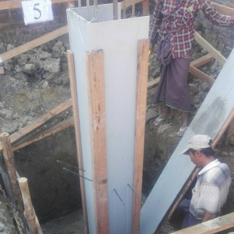 Plastic Concrete Formwork Reusable 50-60 Times