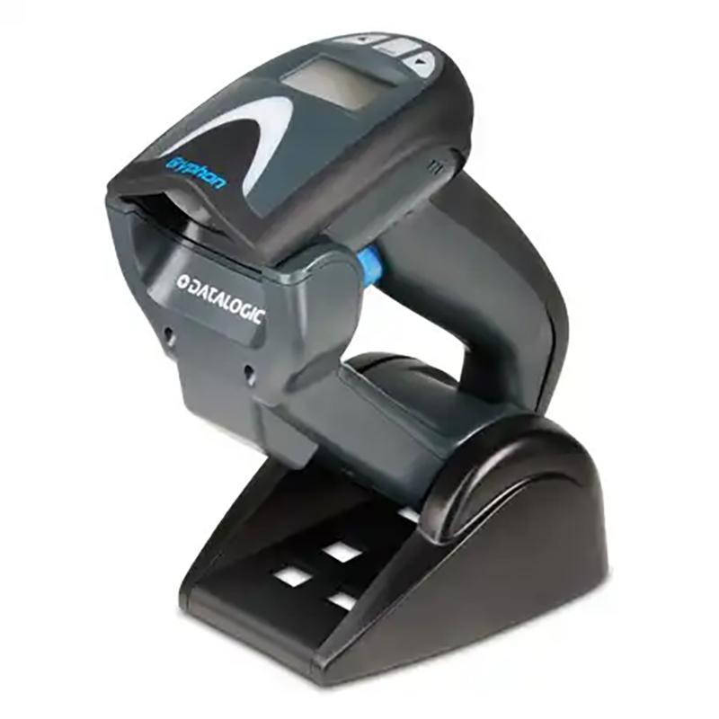 DATALOGIC Gryphon GM4132 GM4100 Cordless Wireless 1D Handheld Barcode Scanner Reader with Base GM4132-BK-433K1