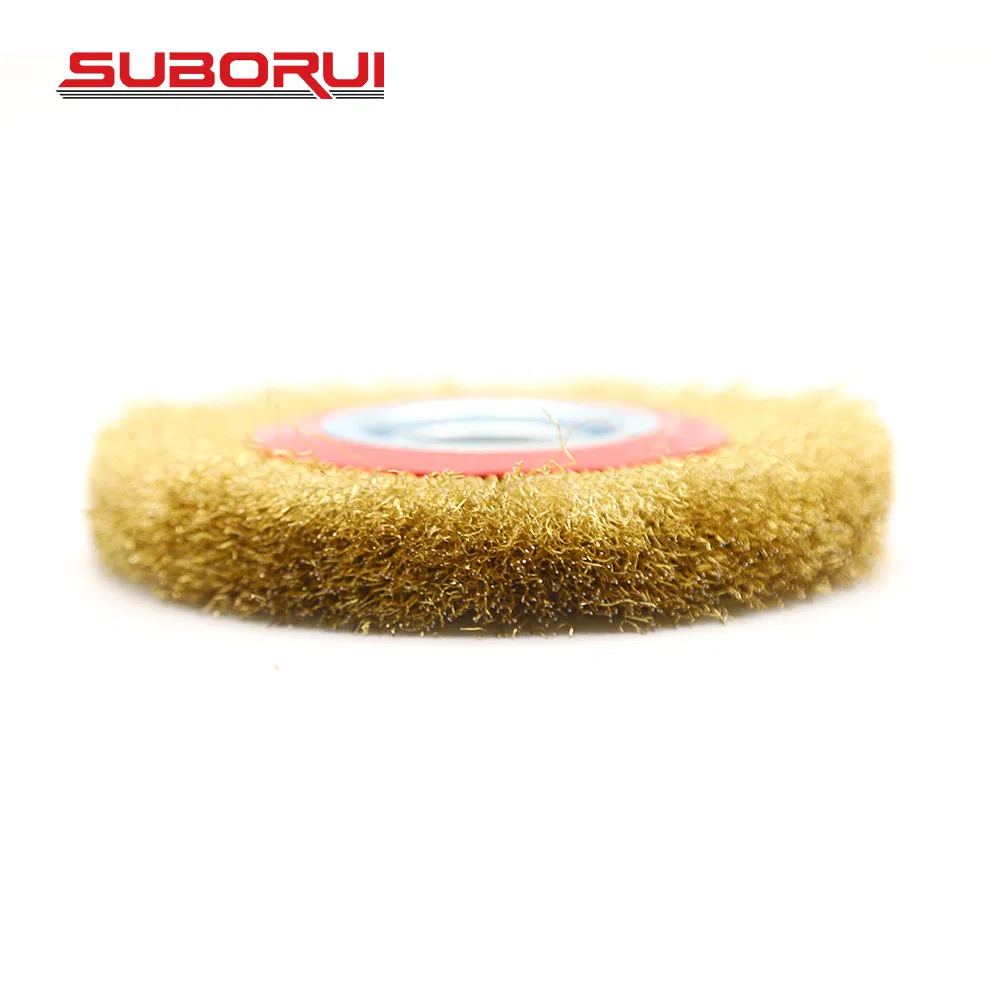 Suborui Wholesale Heavy-Duty Abrasive Toos Circular Wire Wheel Cup Brush for Steel Wire Cleaning Polishing Grinding