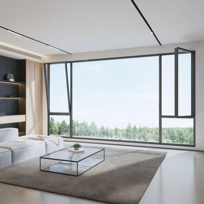 Factory Price High Quality Aluminum Frame Casement Window Double Glazed Windows Window