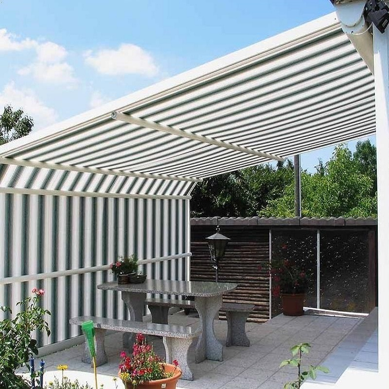Outdoor Sun Shades Motorized Retractable Car Awnings/Aluminum Patio Cover/Motorized Awnings