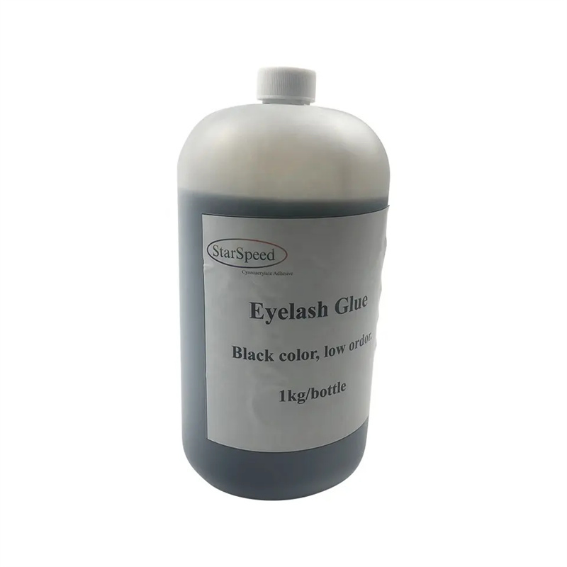 0.5s Black Eyelash Glue 1kg Individual Eyelash Glue Lash Extension Adhesive Black Glue