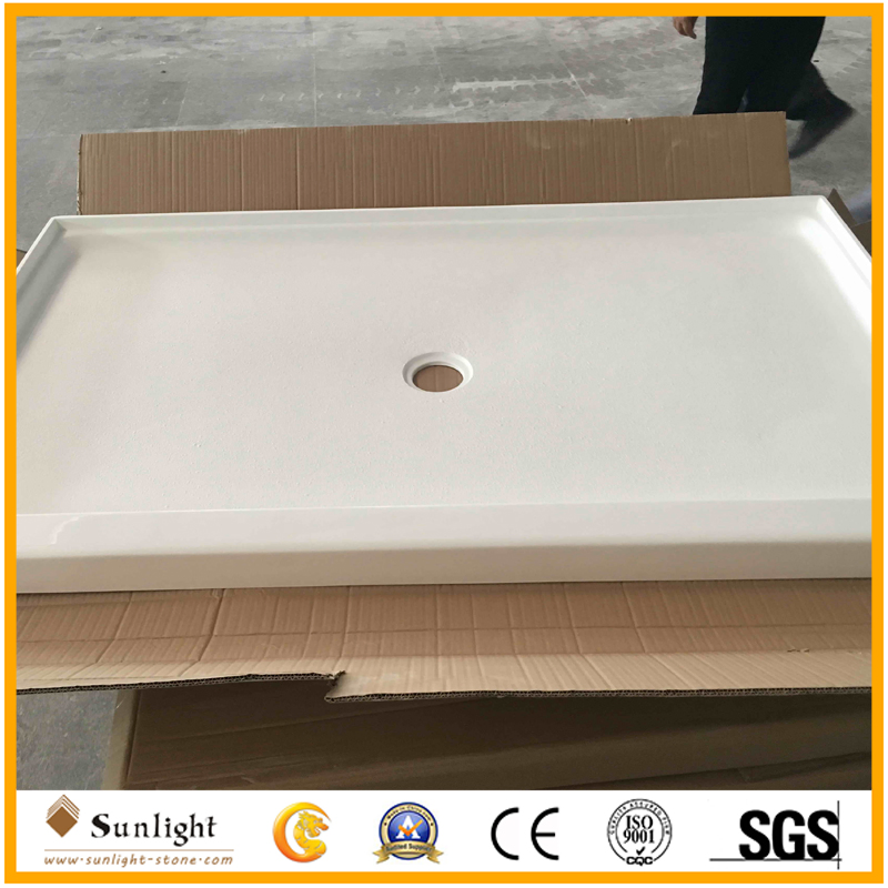 Cultured Marble 60 X 32 Inch Shower Pan, Shower Base