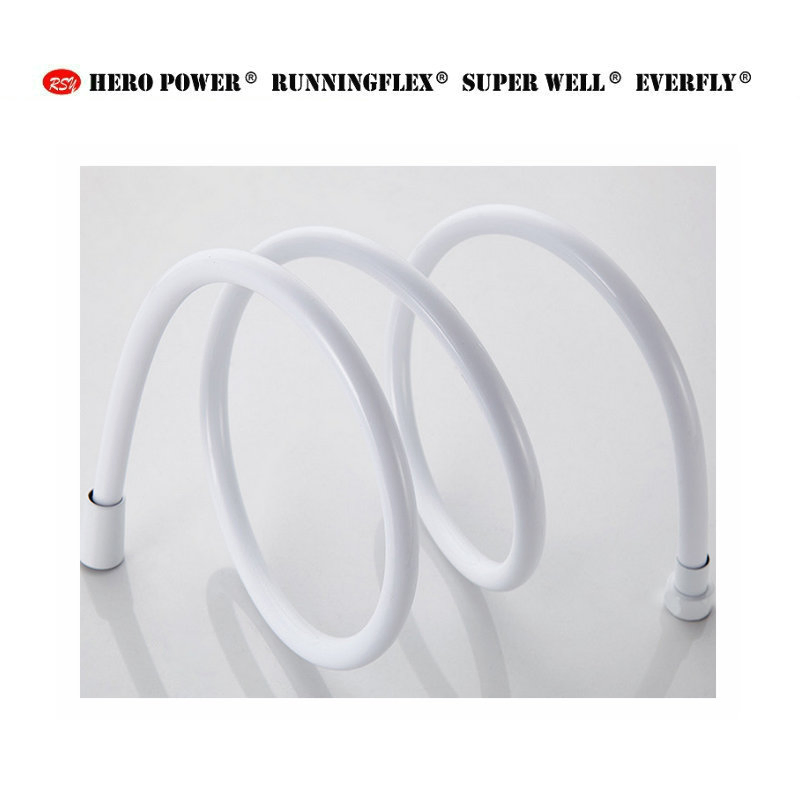 High Quality Silver Anti-Explosion PVC Shower Hose Modern Design Durable and Flexible for Bathroom Use