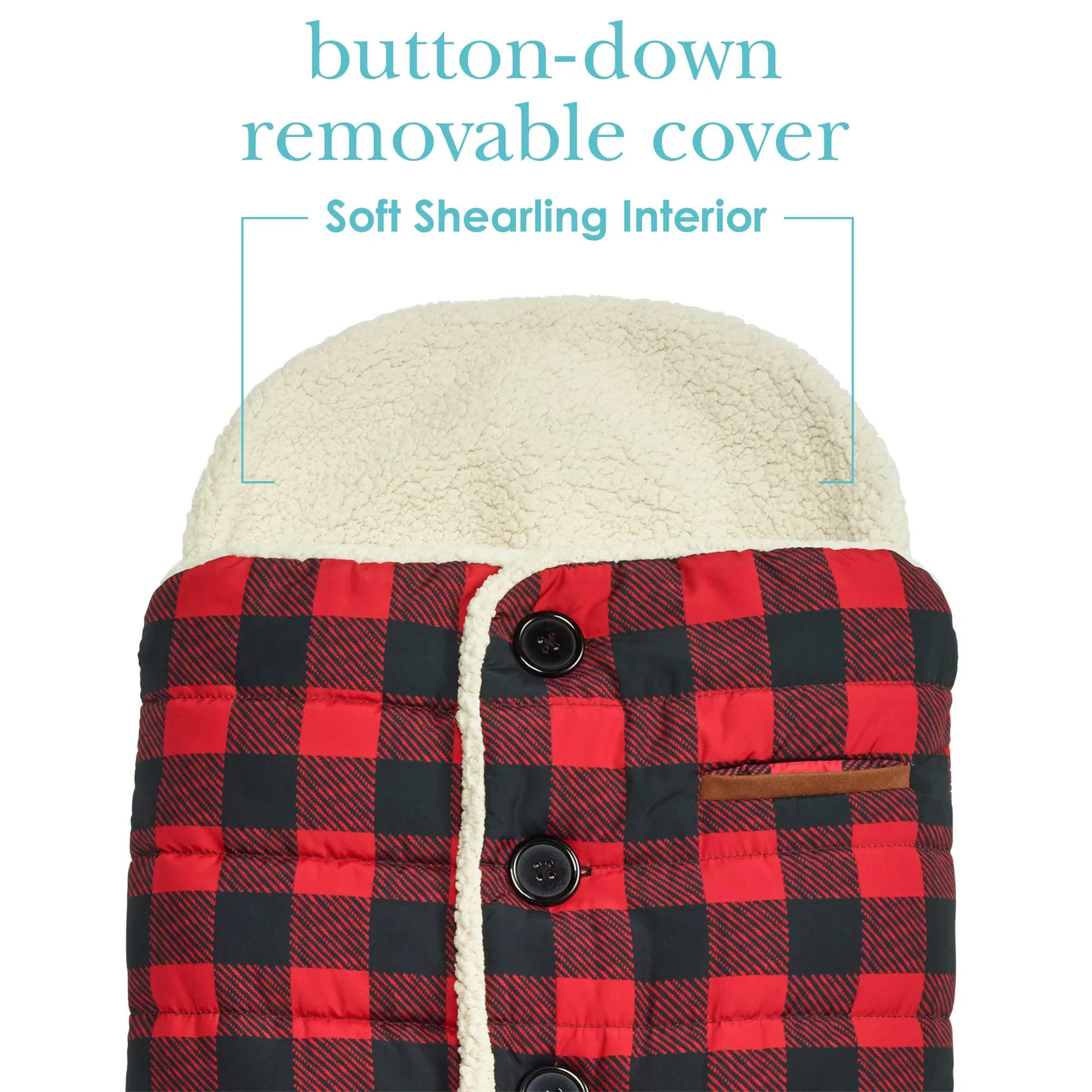 Wholesale Price Black and Red Weather Resistant Carrier Cover Baby Bunting Bag