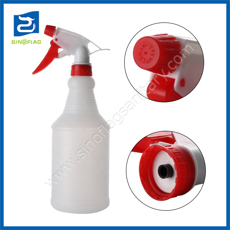 Plastic Spray Bottle with The Adjustable Press Nozzle 0.5 Liter Spray Bottles with Trigger