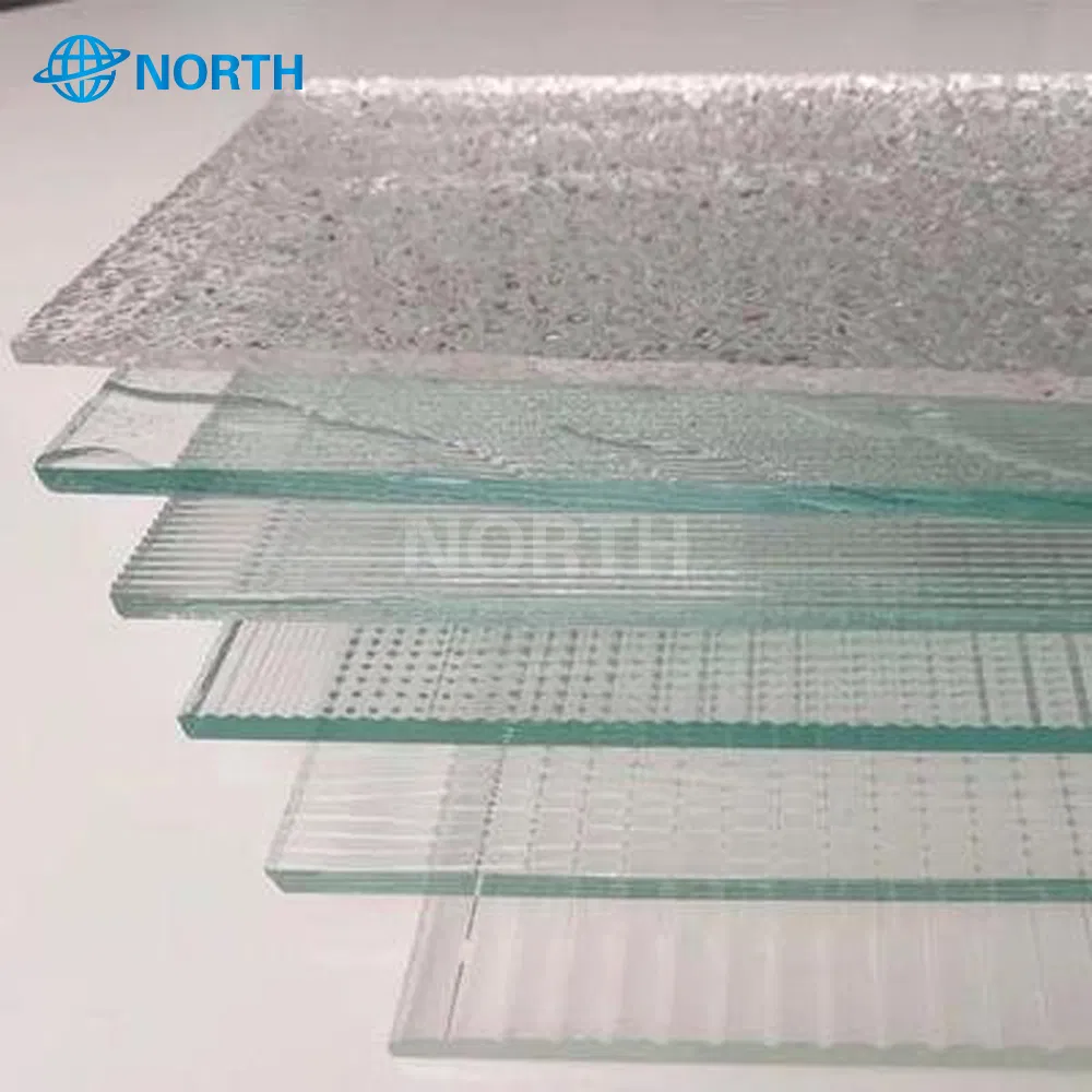 3-12mm Low Iron Float Glass Patterned Glass