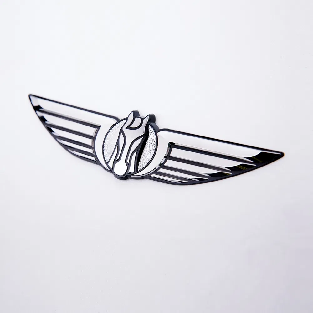 Durable Name Tag Custom Laser Cutting Production Process Advertising Words Metal Logo