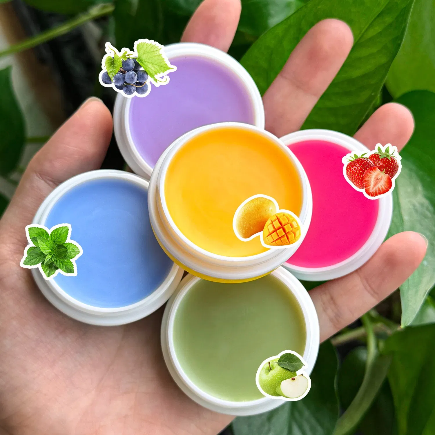 Organic Lip Balm Sets Moisturizing Vegan Cruelty-Free Makeup Macaron Lip Balm Gift Set Private Label