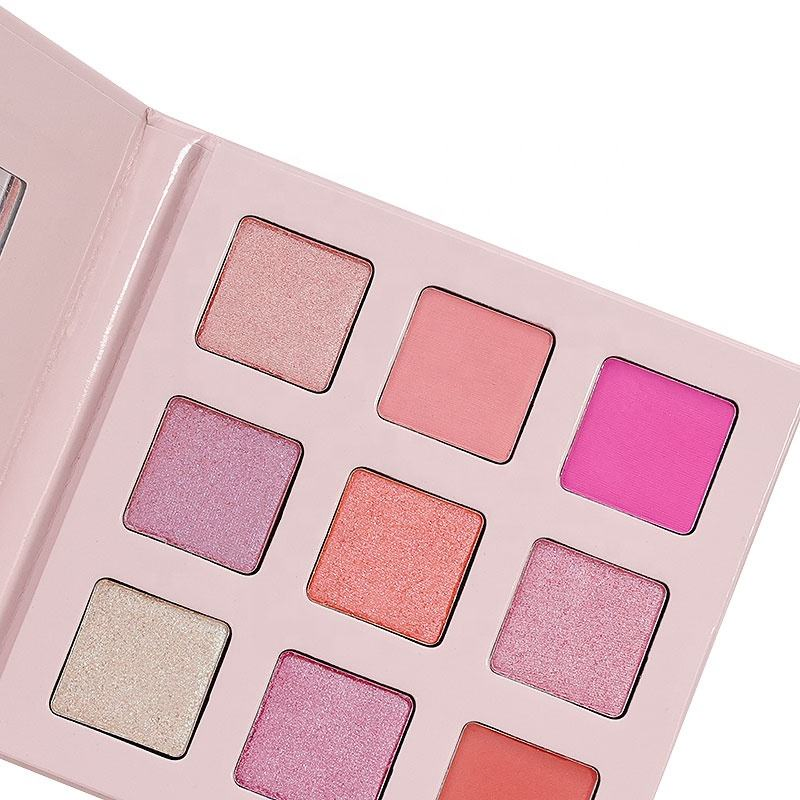 Wholesale Best Makeup Nude Vegan Pressed Custom Glitter Shimmer Eyeshadow Palette Pigment
