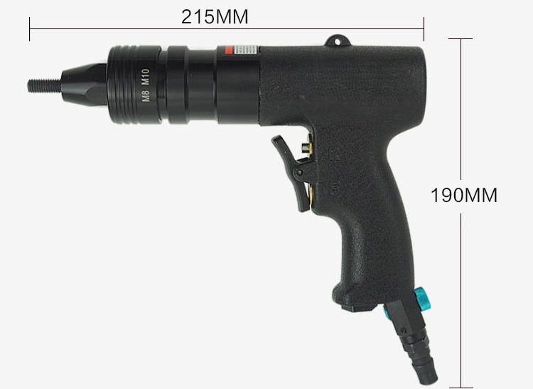 Heavy-Duty Handheld Aluminum Alloy Riveter Blind Rivet Gun for Construction and Industrial Use