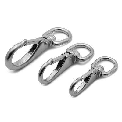 Stainless Steel Accessories Casting Rigging Hook for Swivel Round Eye Bolt Snap Marine