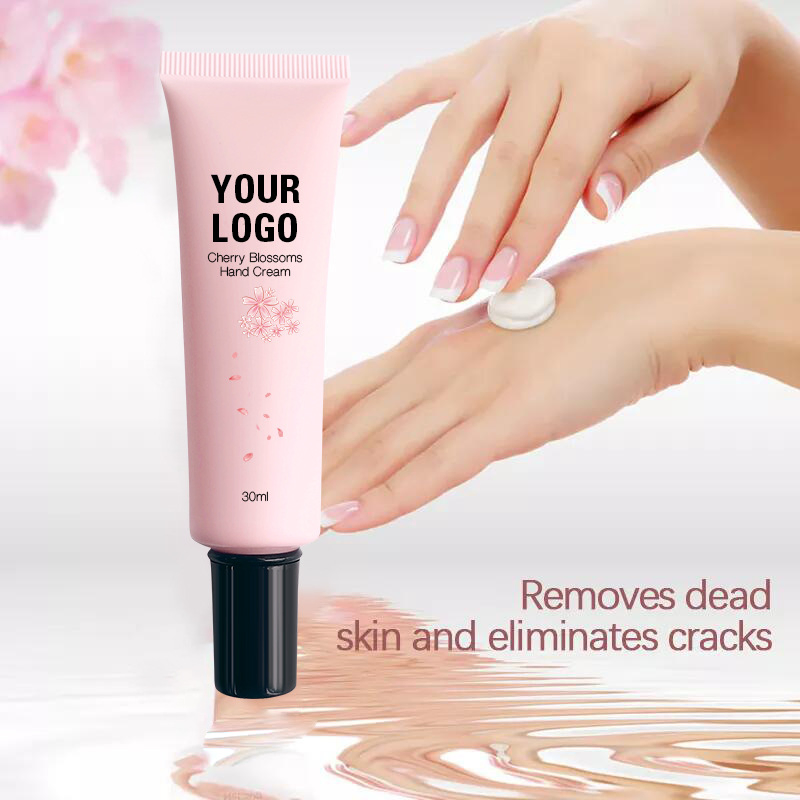 Custom Private Label Natural Organic Sakura Fruits Coconut Peach Whitening Moisturizing Hand Cream Lotion