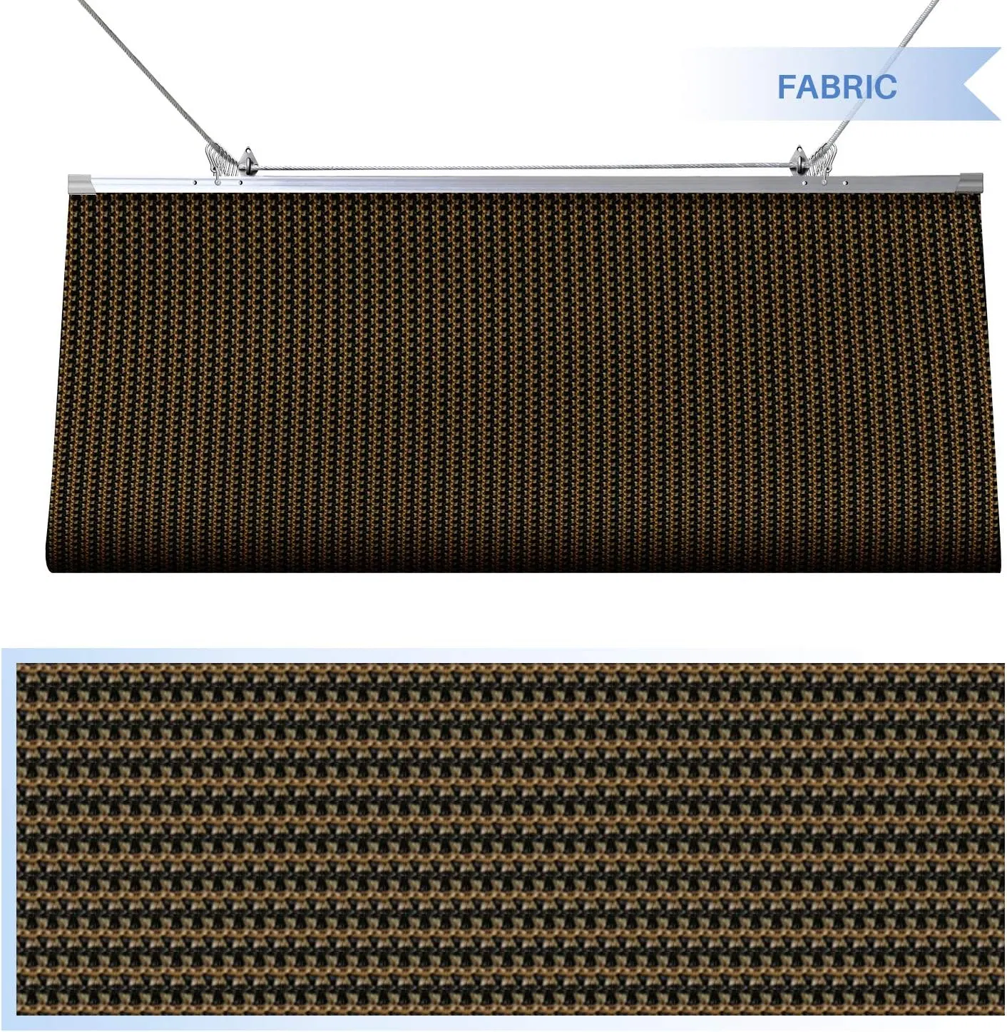 Pergola Shade Cover Retractable Canopy Awning Outdoor Wave Sun Shade