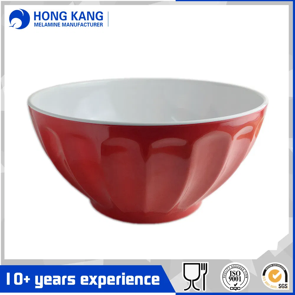 Melamine Salad Bowl with Crack Effect