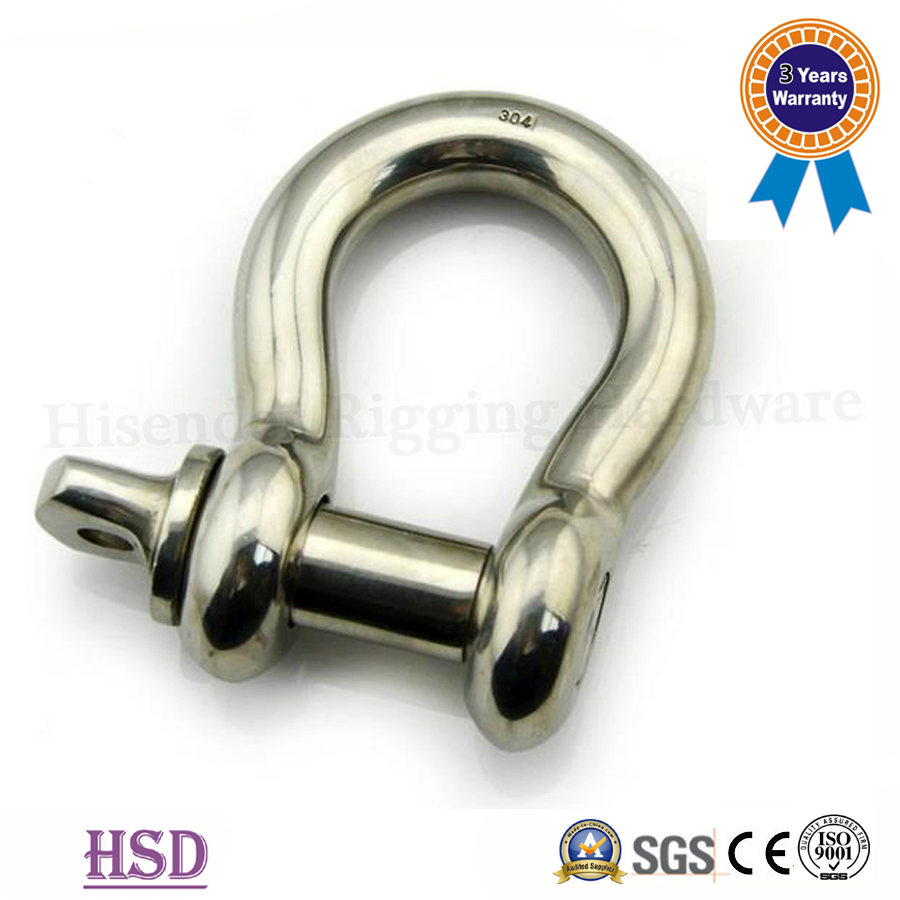 Rigging Marine Galvanized Lifting European Type Anchor Bow Shackle