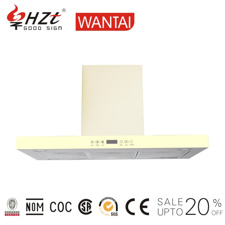 Powerful T-Shape Kitchen Chimney Hood with Copper Motor