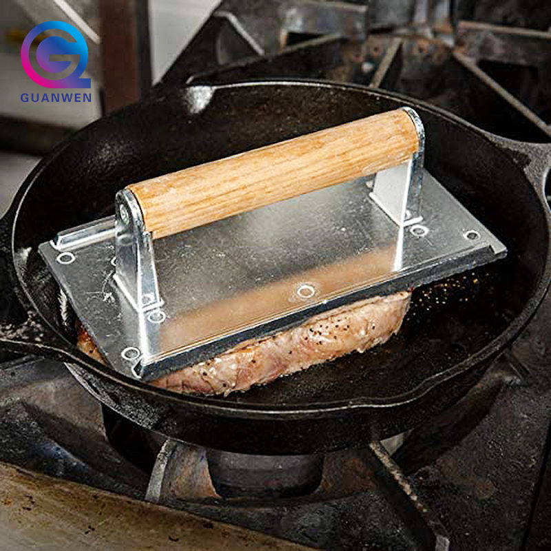 Customized Grill Press Aluminum Meat Press Smash Burger Press