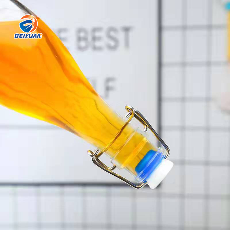 350ml Round Olive Oil Bottle with Clasp Clip Swing Cap