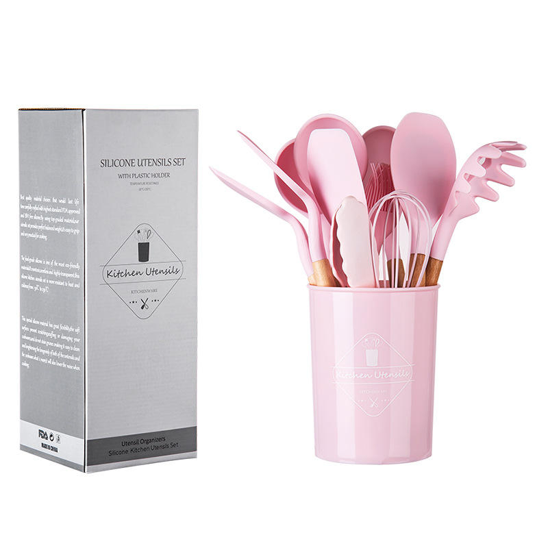 Environmentally Friendly BPA Free Safe and Non-Toxic Silicone Baking Mold and Silicone Cooking Tools Customized Silicone Cookware Set