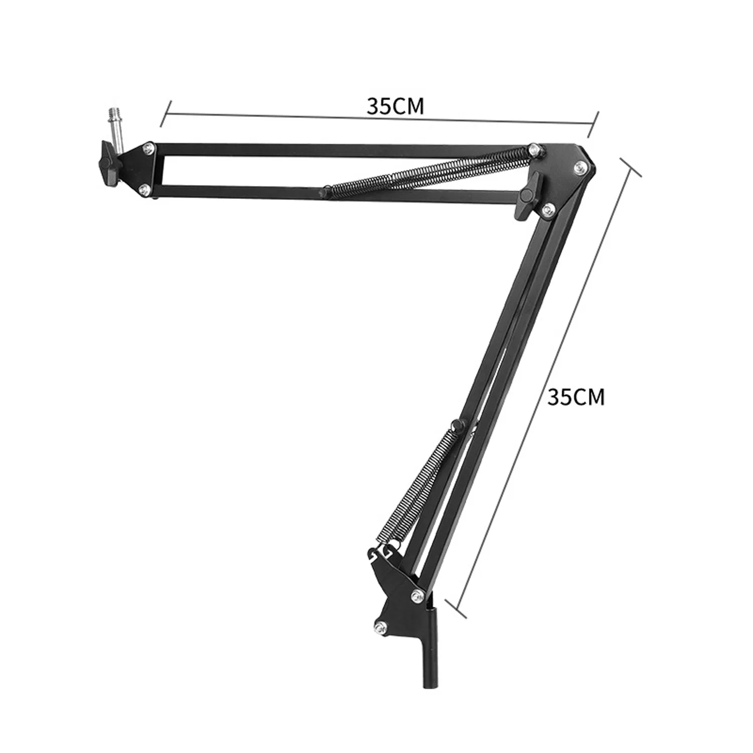 Camera Webcam Ring Light Flexible Over Head Arm Tripod Mount