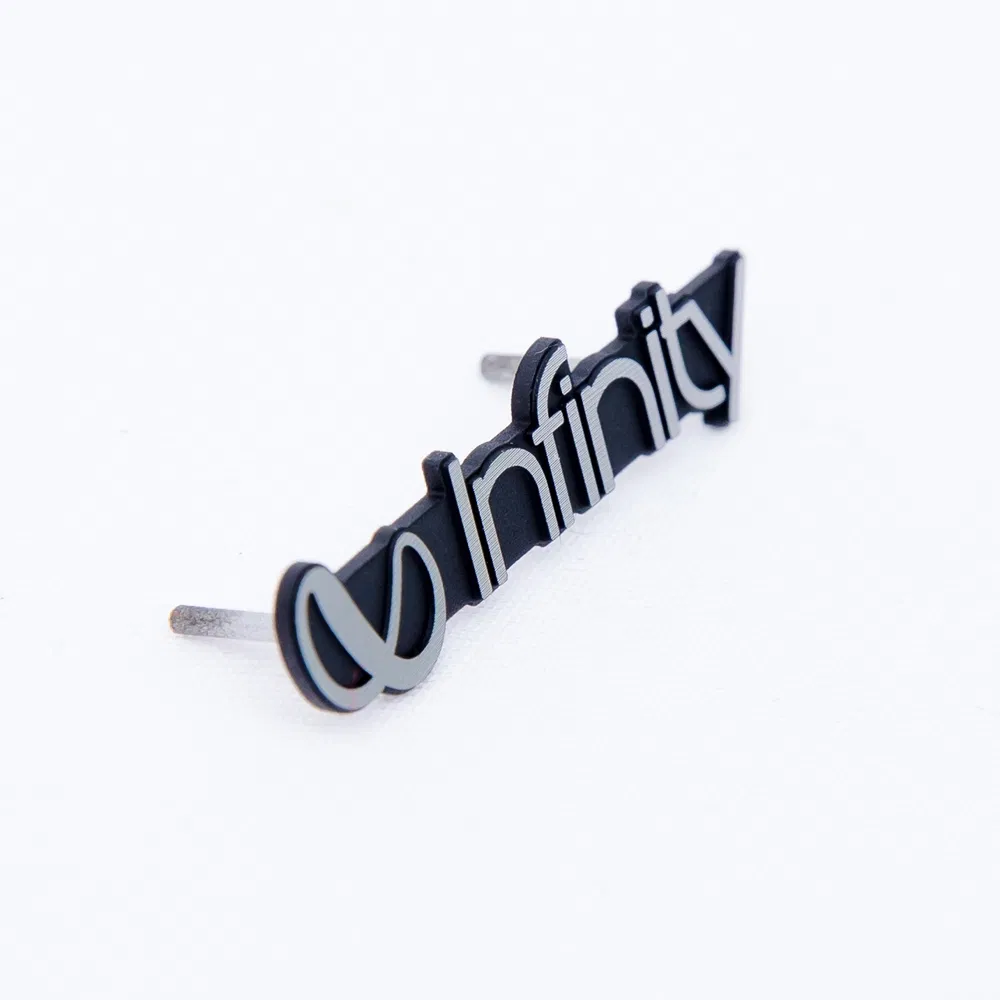 Robust Stainless Etching 1mm Thickness Advertising Words Custom Metal Plate Logo
