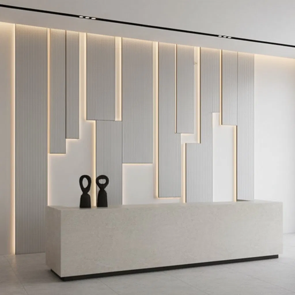 Industrial Chic Fabric Glass Office Partition Laminated Glass