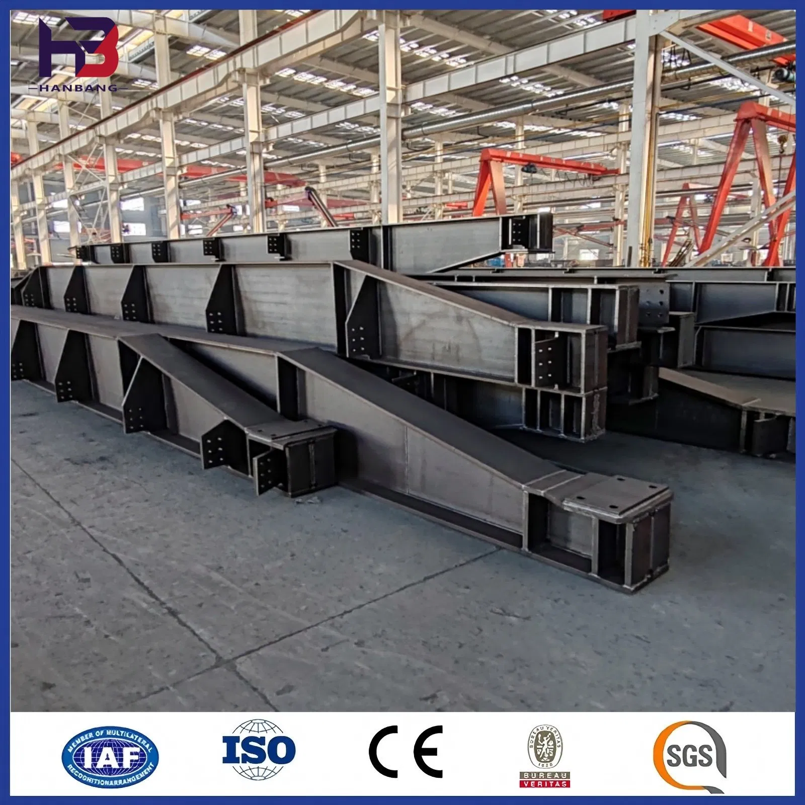 SGS Factory Supply Metal Construction Materials Prefabricated Steel Structure Workshop Building