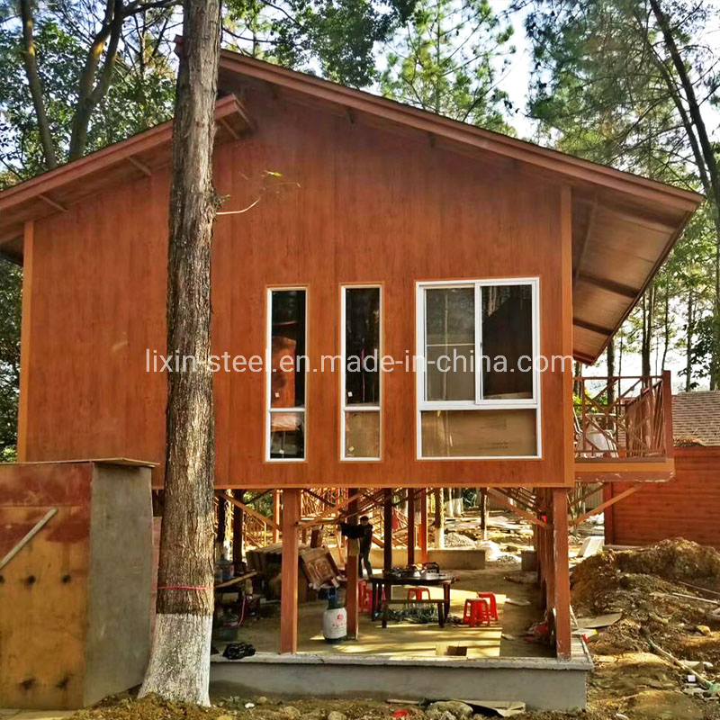 Vacation Prefab Steel House Prefabricated Building Steel Frame Modular House