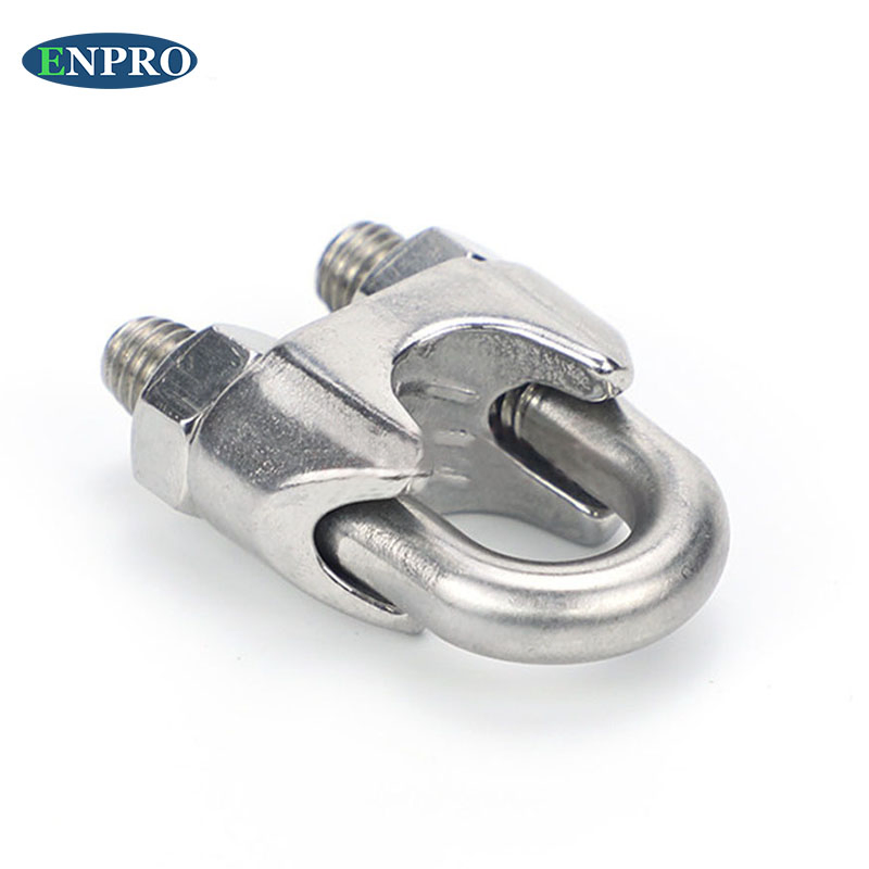 Factory Price Heavy Duty 6mm Stainless Steel 316 304 Wire Rope Clip