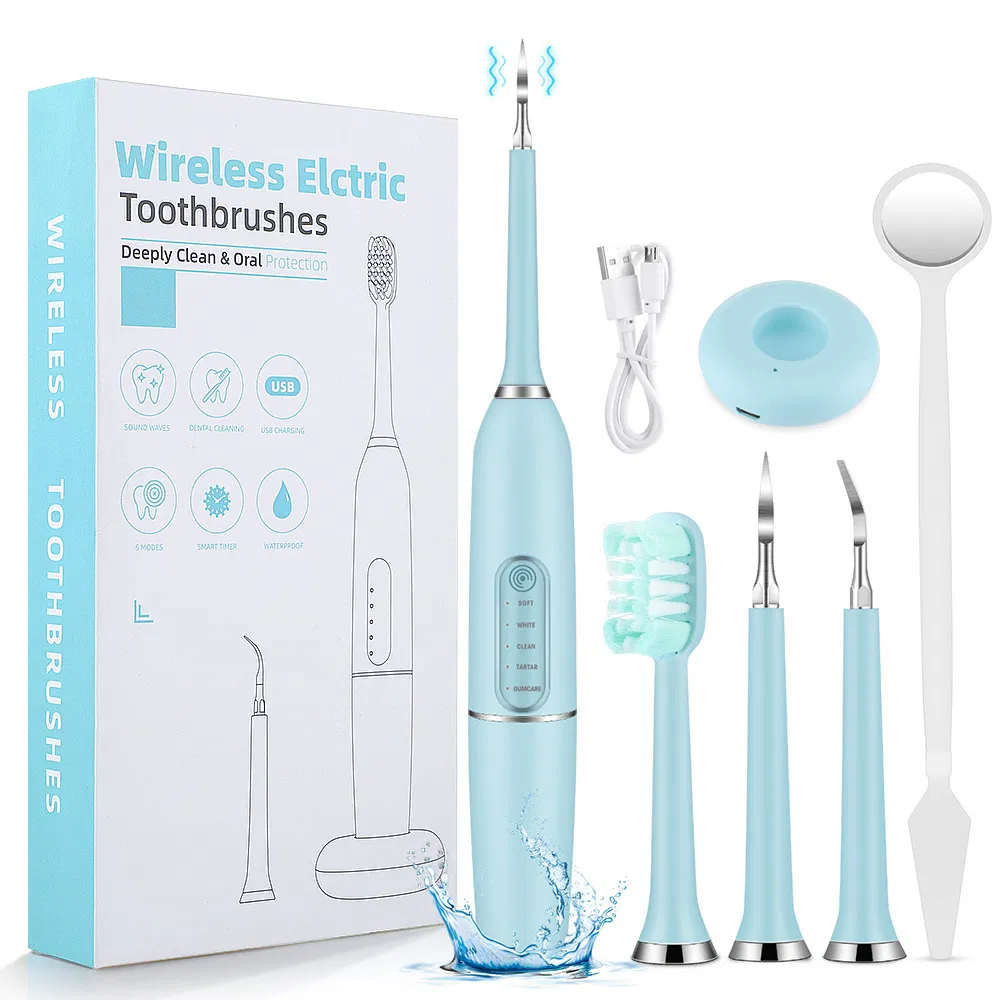 Multi-Function Smart Sonic Electric Toothbrush Dental Cleaner, Calculus Remover 5-Mode Wireless Charging