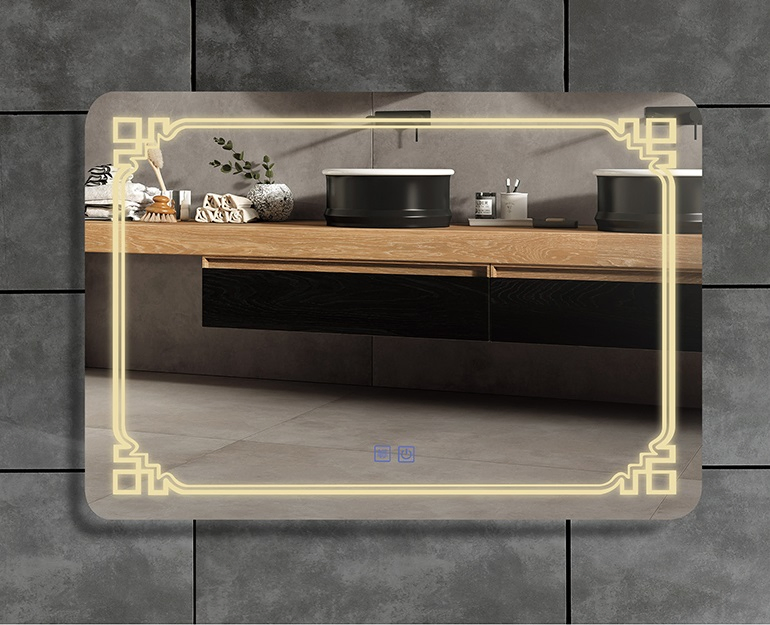 Modern Design Wall Mounted CE Approved Discount Bathroom Mirrors