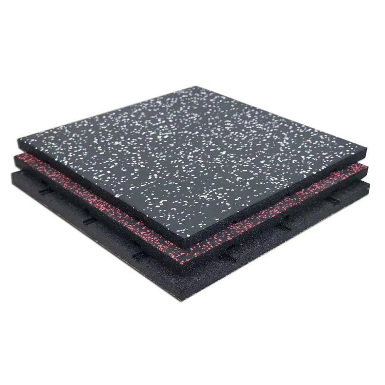 Commercial Rubber Floor Mat Sports Rubber Flooring Gym Rubber Flooring Thickened Shock-Absorbing Anti-Smashing Cushion Mat