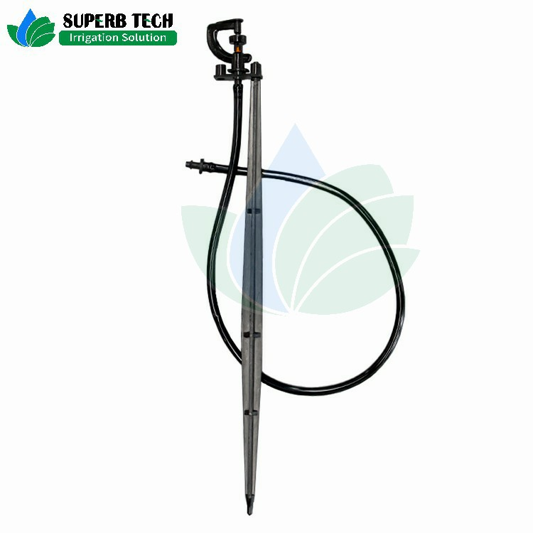 360 Degree Rotating Plastic Micro Sprinkler for Garden Irrigation