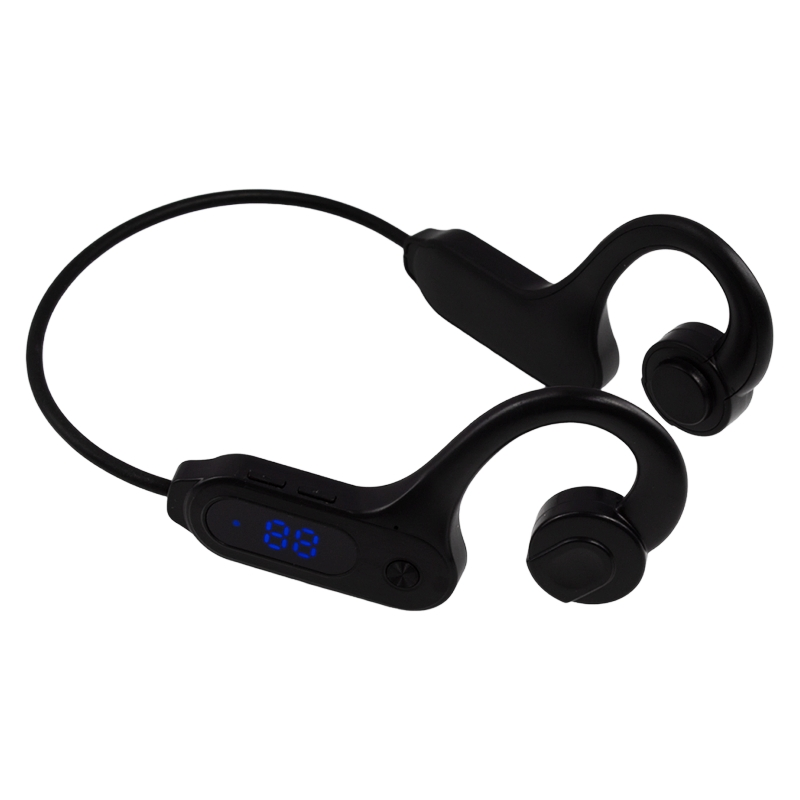 2024 New V-30 Bone Conduction Headphones Wireless Neckband Earphones Sport Headset Tws TF Card Open Ear Game Earbuds Custom Logo