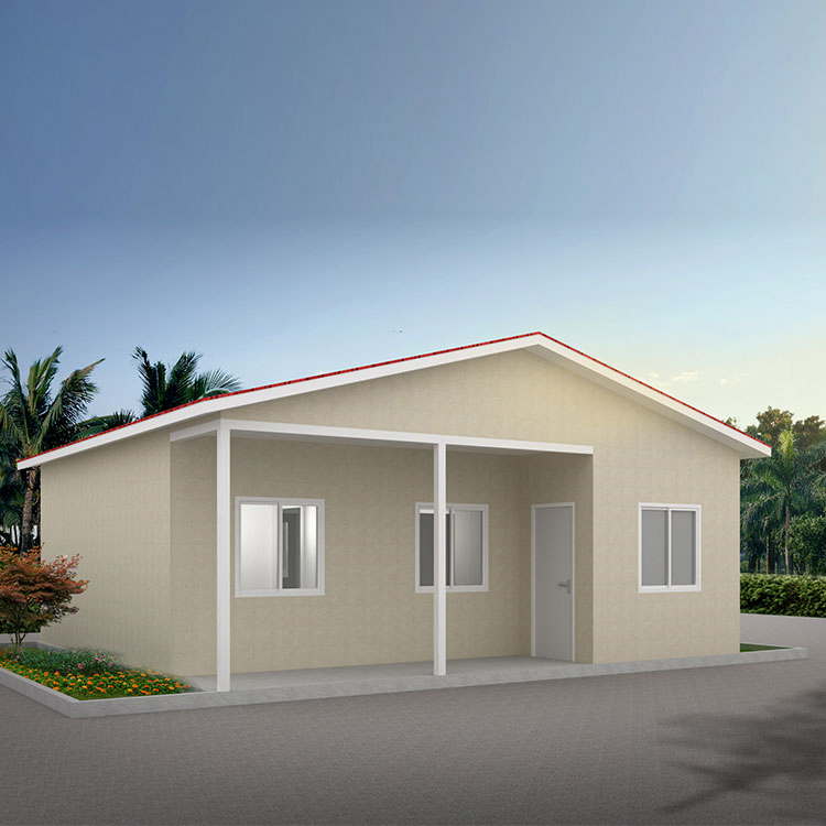 Factory Made Quick Built Customized Design Low Cost 2 Bedroom Tiny Affordable Economic Small Steel Structure Prefab Houses