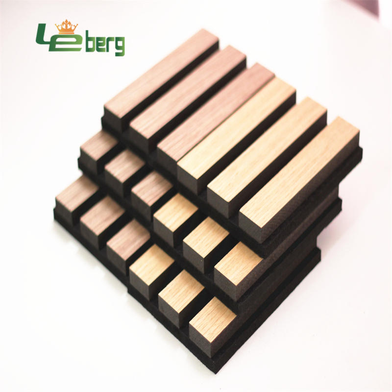 Acoustic Slat Panel Wood Panel Modern Interior Soundproof Decoration Acoustic Wall Panels