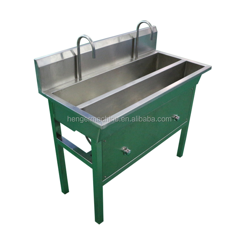 Food Factory Workshop Hand Washing Sink Made of 304 Stainless Steel