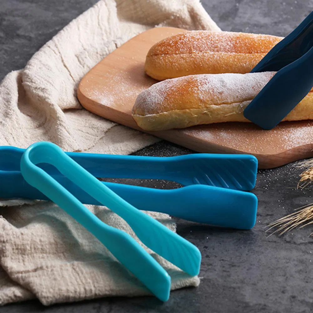 3PCS PP Plastic Silicone Food Tong Kitchen Tongs Non-Slip Cooking Clip Clamp BBQ Salad Tools Grill Kitchen Accessories