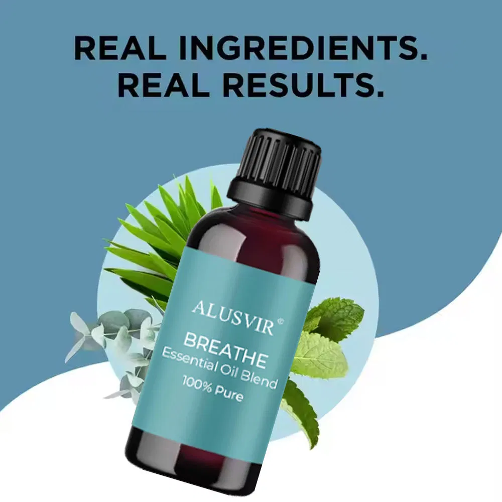 Natural Essential Oil Blend for Smooth Ease Breathing Good Sleep Relaxing
