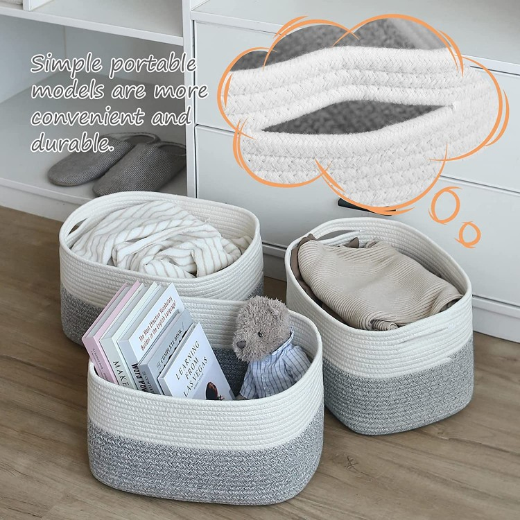 Natural Rope Woven Baskets for Storage Gift Basket