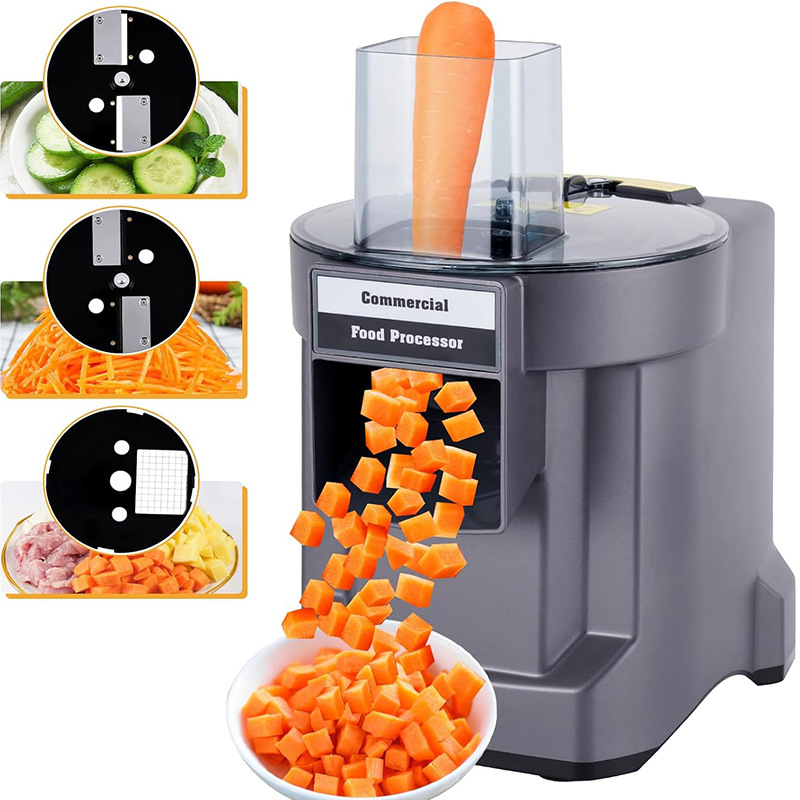 Hot Sell Commercial Food Processor 3 in 1 Multifunctional Electric Vegetable Dicer Slicer Shredder Vegetable Chopper and Slicer