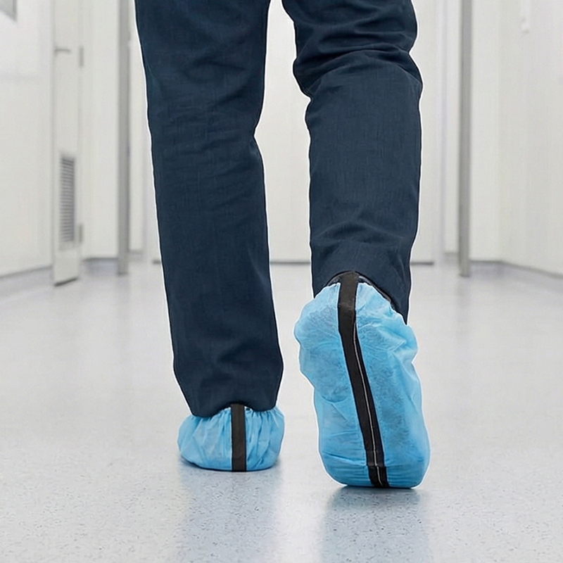 High-Quality Disposable Non Woven ESD Shoe Covers for Electronics Protection