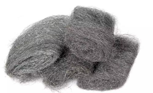 Стальная вата 00000# для очистки металла и удаления краски