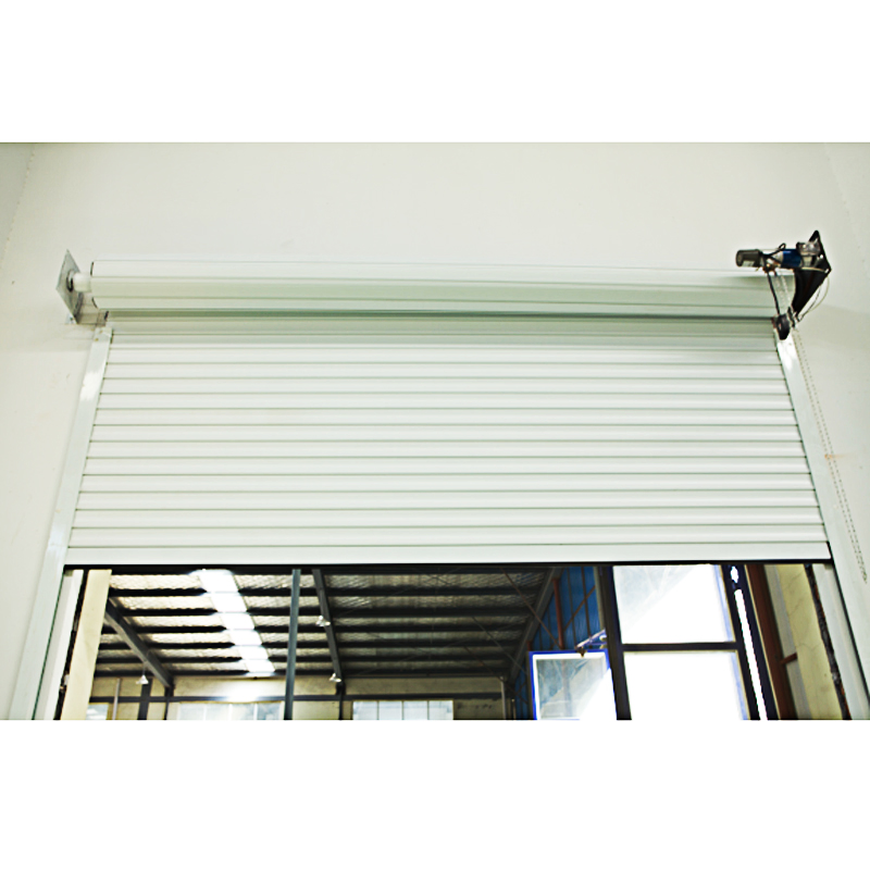 77mm Alu. PU Insulated Residential Automatic Rolling Roller up Garage Door with Pedestrian Door