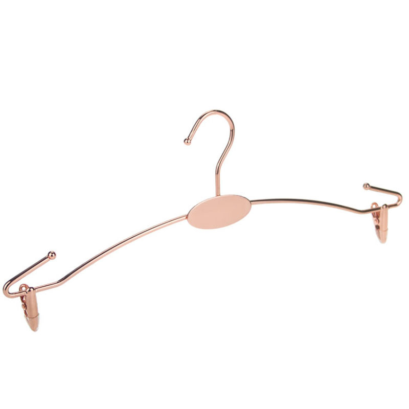 Wholesale Luxury Metal Iron Wire Non Slip Custom Pants Bra Underwear Clothes Hangers