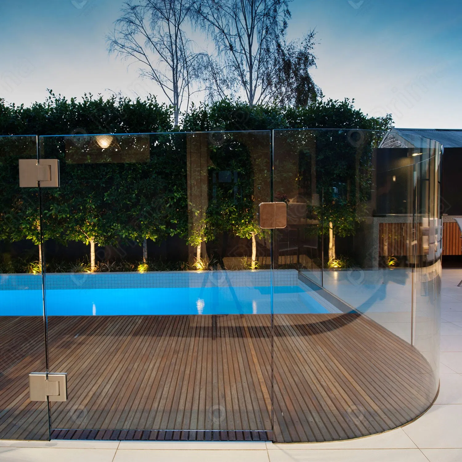 High Quality Aluminium U Channel Glass Railing Handrail Balustrade for Balcony Pool Decoration with Free Accessories