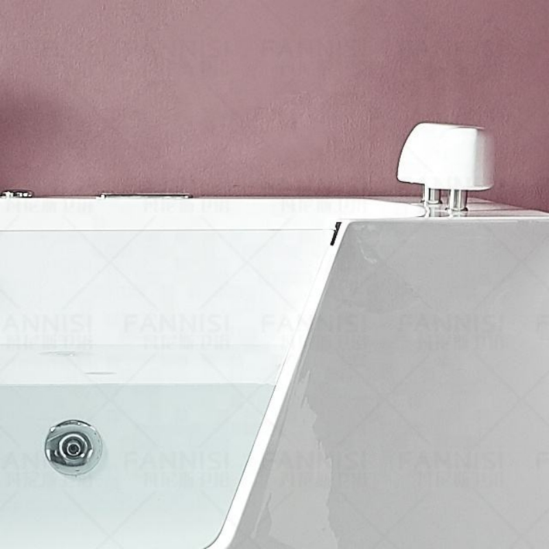 Luxury Intelligent Back Hydro Massage Hot Bathtub Freestanding